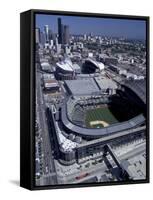 Safeco and Qwest Fields, Seattle, Washington, USA-William Sutton-Framed Stretched Canvas