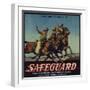 Safeguard Brand - Anaheim, California - Citrus Crate Label-Lantern Press-Framed Art Print