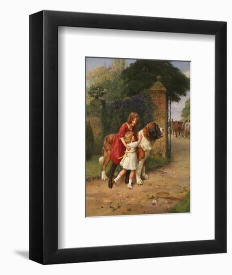 Safely Guarded-Arthur Elsley-Framed Premium Giclee Print