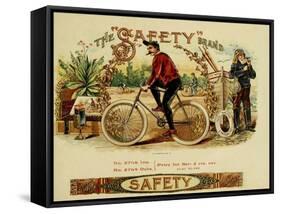 Safety Cig-null-Framed Stretched Canvas