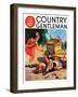 "Safety First," Country Gentleman Cover, June 1, 1937-Henry Hintermeister-Framed Giclee Print