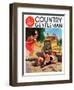 "Safety First," Country Gentleman Cover, June 1, 1937-Henry Hintermeister-Framed Giclee Print