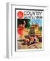 "Safety First," Country Gentleman Cover, June 1, 1937-Henry Hintermeister-Framed Giclee Print