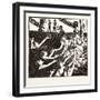 Safety First, from 'The Labour of Women', 1924-Eric Gill-Framed Giclee Print