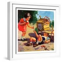 "Safety First,"June 1, 1937-Henry Hintermeister-Framed Giclee Print