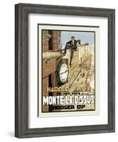 Safety First "Mont La D'ssus"-null-Framed Art Print