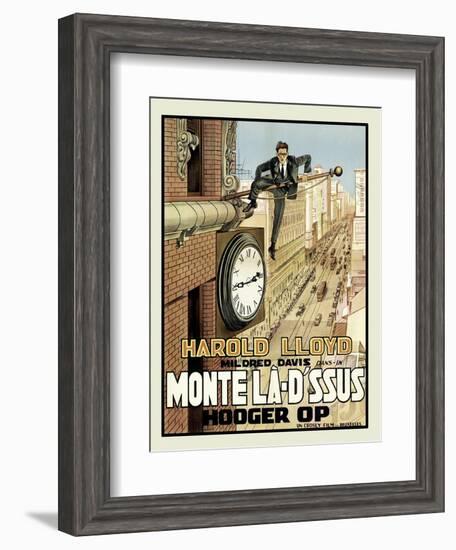 Safety First "Mont La D'ssus"-null-Framed Art Print