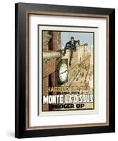 Safety First "Mont La D'ssus"-null-Framed Art Print
