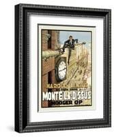 Safety First "Mont La D'ssus"-null-Framed Art Print