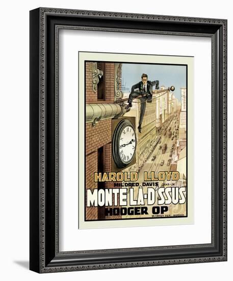 Safety First "Mont La D'ssus"-null-Framed Art Print