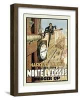 Safety First "Mont La D'ssus"-null-Framed Art Print