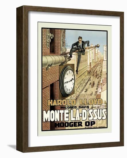 Safety First "Mont La D'ssus"-null-Framed Art Print