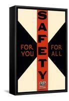 Safety for You, for All-Carken-Framed Stretched Canvas