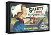 Safety Is Your Responsibility-null-Framed Stretched Canvas