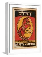 Safety Matches-null-Framed Art Print