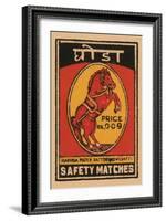 Safety Matches-null-Framed Art Print