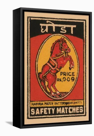 Safety Matches-null-Framed Stretched Canvas