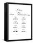 Safety Pin Patent-null-Framed Stretched Canvas