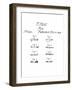 Safety Pin Patent-null-Framed Giclee Print