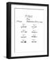 Safety Pin Patent-null-Framed Giclee Print