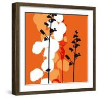 Saffron Indignation-Jan Weiss-Framed Art Print