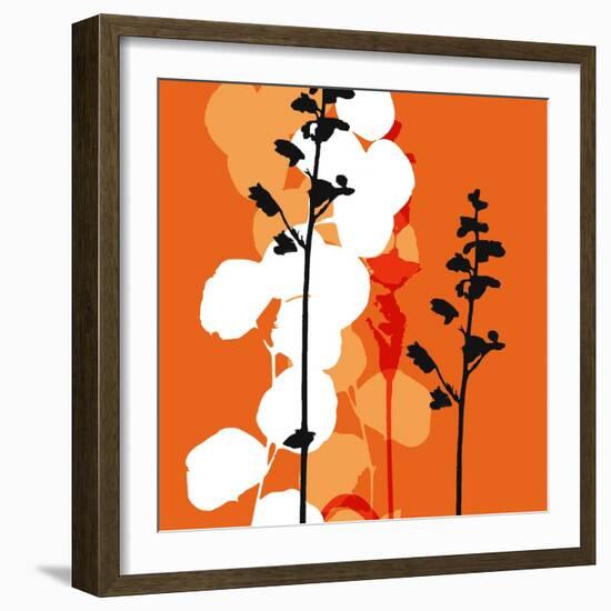 Saffron Indignation-Jan Weiss-Framed Art Print