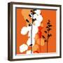 Saffron Indignation-Jan Weiss-Framed Art Print