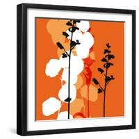 Saffron Indignation-Jan Weiss-Framed Art Print