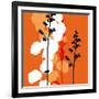 Saffron Indignation-Jan Weiss-Framed Art Print