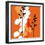 Saffron Indignation-Jan Weiss-Framed Premium Giclee Print