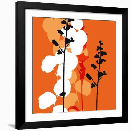 Saffron Indignation-Jan Weiss-Framed Art Print