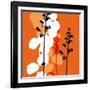 Saffron Indignation-Jan Weiss-Framed Art Print