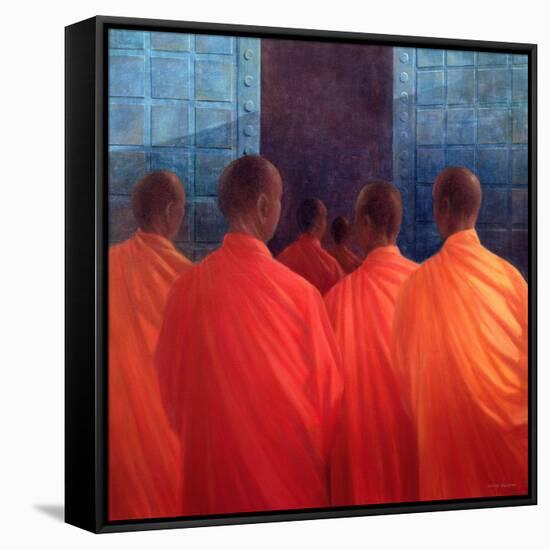 Saffron Monks-Lincoln Seligman-Framed Stretched Canvas