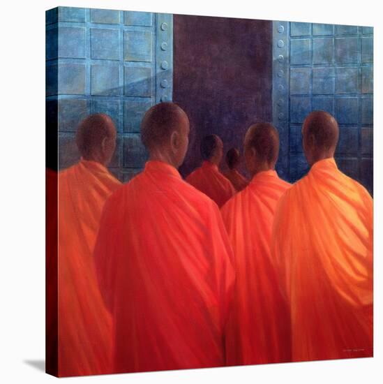 Saffron Monks-Lincoln Seligman-Stretched Canvas