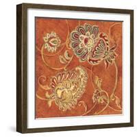 Saffron Paisley-Laurel Lehman-Framed Art Print