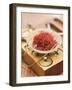 Saffron Threads in Scale Pan-Eising Studio - Food Photo and Video-Framed Photographic Print