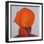 Saffron Turban, 2014-Lincoln Seligman-Framed Giclee Print