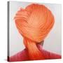 Saffron Turban-Lincoln Seligman-Stretched Canvas