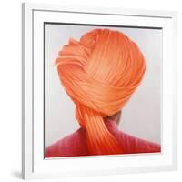 Saffron Turban-Lincoln Seligman-Framed Giclee Print