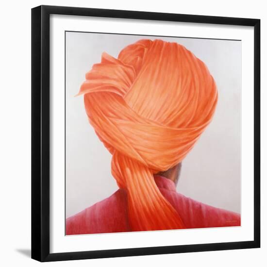 Saffron Turban-Lincoln Seligman-Framed Giclee Print