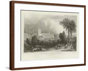 Saffron Walden Church, from the South, Essex-William Henry Bartlett-Framed Giclee Print