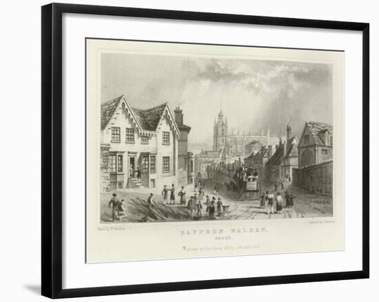 Saffron Walden, Essex-William Henry Bartlett-Framed Giclee Print