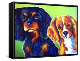 Saffy and Duck-Dawgart-Framed Stretched Canvas