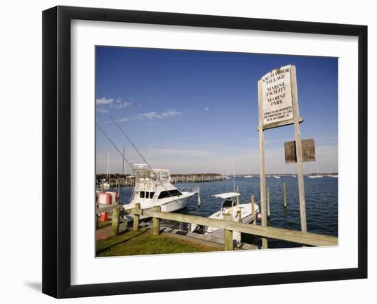 Sag Harbor, the Hamptons, Long Island, New York State, United States of America, North America-Robert Harding-Framed Photographic Print