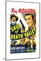 SAGA OF DEATH VALLEY, top from left: George 'Gabby' Hayes, Roy Rogers, 1939.-null-Mounted Premium Giclee Print