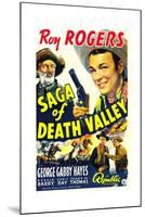 SAGA OF DEATH VALLEY, top from left: George 'Gabby' Hayes, Roy Rogers, 1939.-null-Mounted Art Print