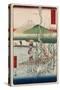 Sagami River, Shoshu-Ando Hiroshige-Stretched Canvas