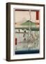 Sagami River, Shoshu-Ando Hiroshige-Framed Art Print