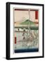 Sagami River, Shoshu-Ando Hiroshige-Framed Art Print