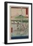 Sagami River-Ando Hiroshige-Framed Giclee Print